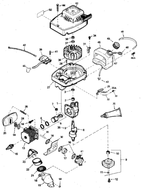 Replacement Parts Diagram and Parts List for 200691011  Craftsman Engine