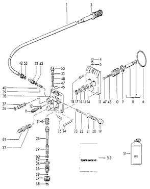 Pump Diagram and Parts List for 55974230  Craftsman Pressure Washer