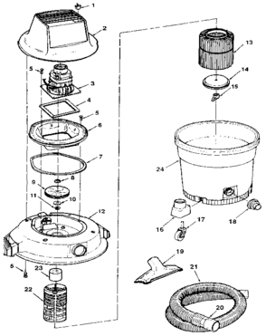 Part Location Diagram of SP5686 Craftsman Manual