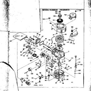 Part Location Diagram of 33784 Craftsman Filler tube