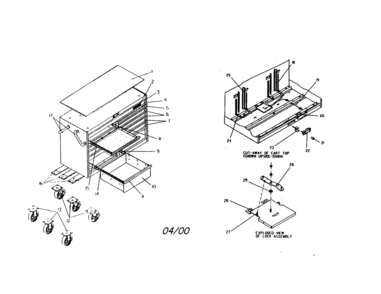Part Location Diagram of T19223A1 Craftsman Handle