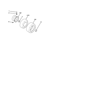 Wheels And Tires Diagram and Parts List for 917276782  Craftsman Lawn Tractor