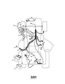 Diagram Diagram and Parts List for 917272054 Type 0 Craftsman Lawn Tractor