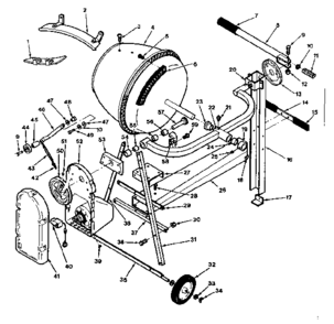 Part Location Diagram of 1387 Craftsman Washer