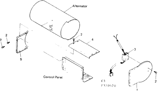 End Panel Diagram and Parts List for 580320570  Craftsman Engine