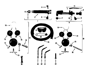 Unit Parts Diagram and Parts List for 313543200  Craftsman Welder