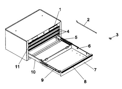 Part Location Diagram of R1198 Craftsman Instruction sheet