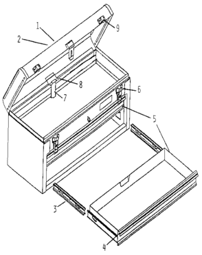 Part Location Diagram of M3049 Craftsman Top