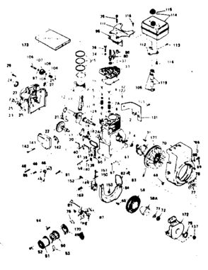 Part Location Diagram of 631701 Craftsman Carburetor