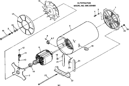 Part Location Diagram of 45631-C Craftsman Housing