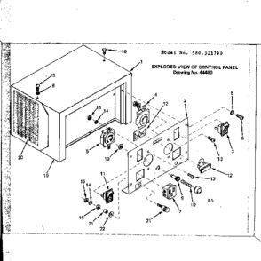 Part Location Diagram of 38316 Craftsman Side cover