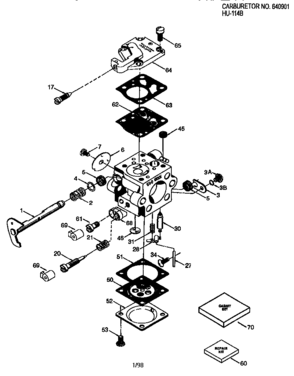 Part Location Diagram of 640906 Tecumseh Adjustment Limiter Module