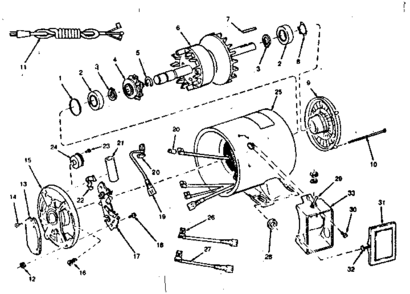 Part Location Diagram of 64900 Generac Mounting Base