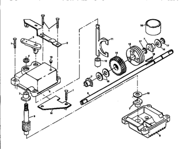 Part Location Diagram of 33300 Ridgid Roll Housing (6-S)
