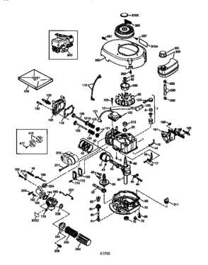 Engine 143.984026 Diagram and Parts List for 143984026  Craftsman Engine