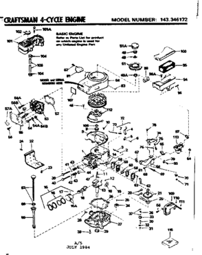 Part Location Diagram of 650416 Craftsman Screw