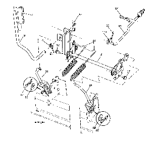 Lift assembly Diagram and Parts List for 960420223  Craftsman Lawn Tractor