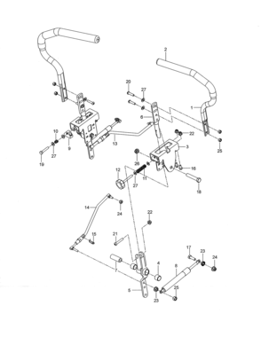 Steering Diagram and Parts List for 917277790  Craftsman Engine