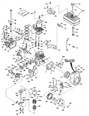 Part Location Diagram of 34698A Craftsman Gasket