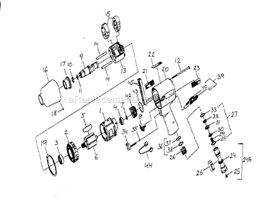 Part Location Diagram of 2131-322 Ingersoll Rand Remover