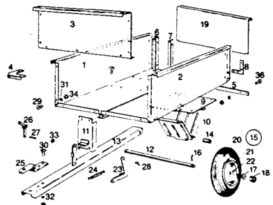 Replacement Parts Diagram and Parts List for 610243550  Craftsman Tool Stand & Cart