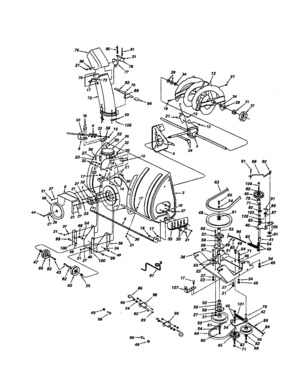 Part Location Diagram of 47278 Craftsman Auger asm rh