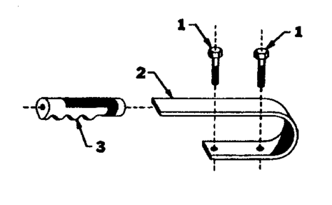 Handle Diagram and Parts List for 5805415-1  Craftsman Engine