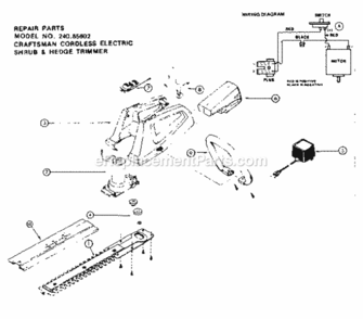Part Location Diagram of 4029 Craftsman Switch As