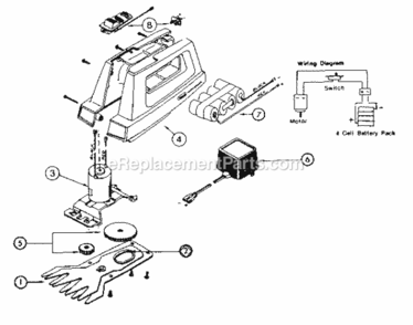 Page A Diagram and Parts List for 24085630  Craftsman Trimmer