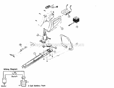 Page A Diagram and Parts List for 24085640  Craftsman Trimmer