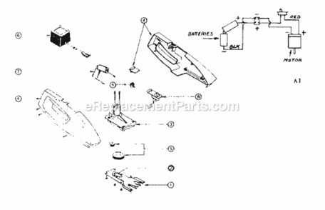 Page A Diagram and Parts List for 24085700  Craftsman Trimmer