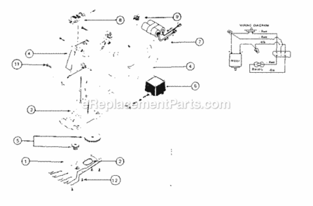 Page A Diagram and Parts List for 24085762  Craftsman Trimmer