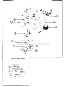 Page A Diagram and Parts List for 240857630  Craftsman Trimmer