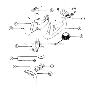 Part Location Diagram of 3777 Craftsman Ownrs Manual