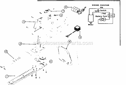 Part Location Diagram of 4019 Craftsman Gear Train
