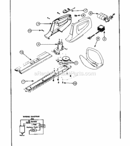 Page A Diagram and Parts List for 240859301  Craftsman Trimmer