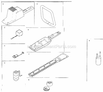 Page A Diagram and Parts List for 24086870  Craftsman Trimmer
