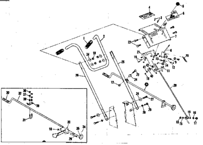 Part Location Diagram of 41664 Craftsman Control panel