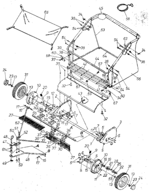 Replacement Parts Diagram and Parts List for 486240301  Craftsman Lawn Tractor