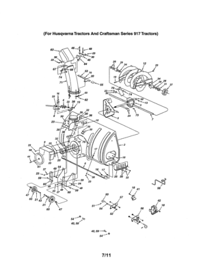 Part Location Diagram of 40504 Generac OBS STATOR ASY