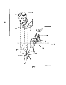 Page A Diagram and Parts List for 24534540  Craftsman Log Splitter