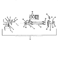Page B Diagram and Parts List for 24534540  Craftsman Log Splitter