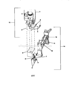 Page A Diagram and Parts List for 24534560  Craftsman Log Splitter