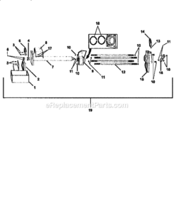 Page B Diagram and Parts List for 24534560  Craftsman Log Splitter