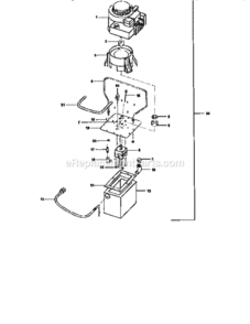 Page D Diagram and Parts List for 24534560  Craftsman Log Splitter