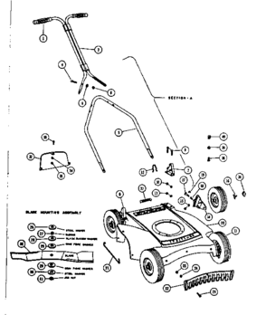 Part Location Diagram of 51887 Craftsman Blade