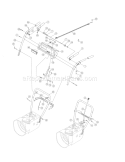 Part Location Diagram of 946-04397A MTD Speed Selector Cable
