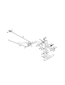 Page E Diagram and Parts List for 247203690  Craftsman Lawn Tractor