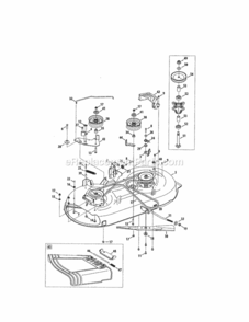 Part Location Diagram of 756-05034A MTD Pulley-idler 4.50