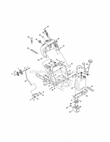 Part Location Diagram of 683-04766 MTD BRACKET-LATCH